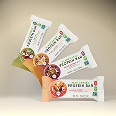 Evolve Protein Bar group render